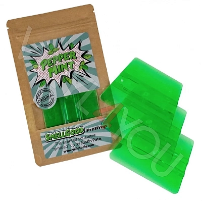 Ракель с запахом SmellGood ProWrap Peppermint, жесткость 63, прозрачный зеленый, 95 х 70 мм