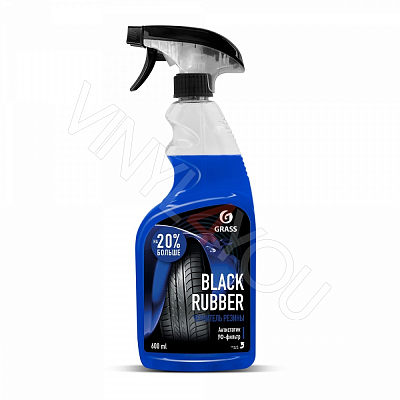 Полироль чернитель шин "Black rubber" (флакон 600 мл)