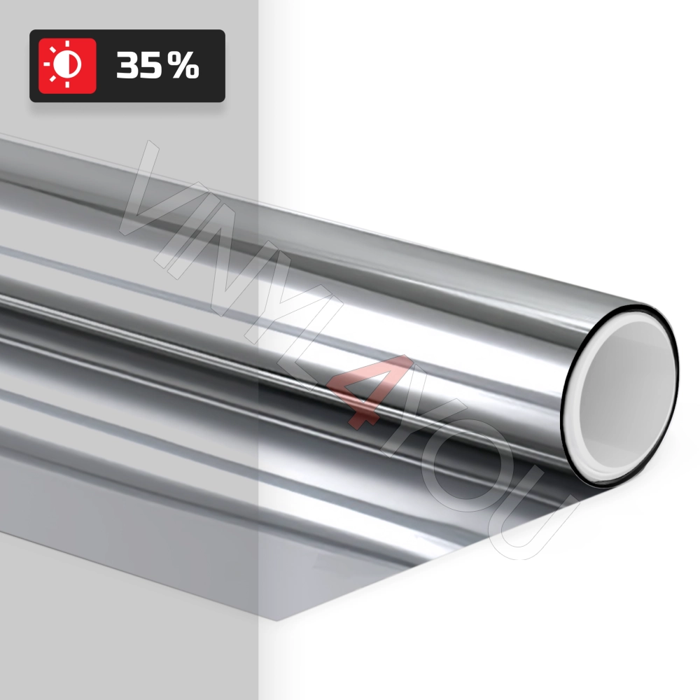 Зеркальная тонировочная пленка Scorpio Silver R35